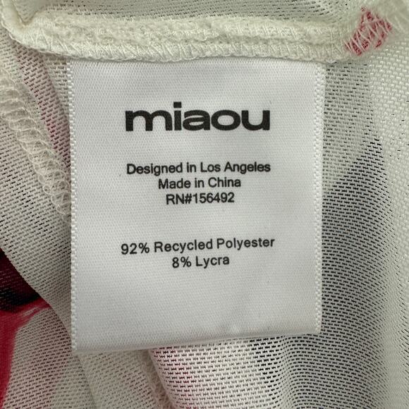 Miaou Long Sleeve Tee Xray Flower NEW NWT Size Extra Small - Picture 7 of 10